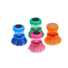 Wholesale Price Household Items Kitchen Plastic Silicone Scrub Cleaning  Brush Pot